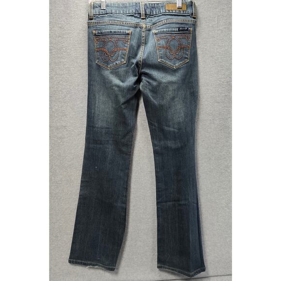 Seven7 Mid Rise Bootcut Jeans Size 29 - Picture 2 of 6